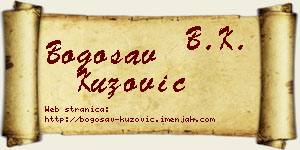 Bogosav Kuzović vizit kartica